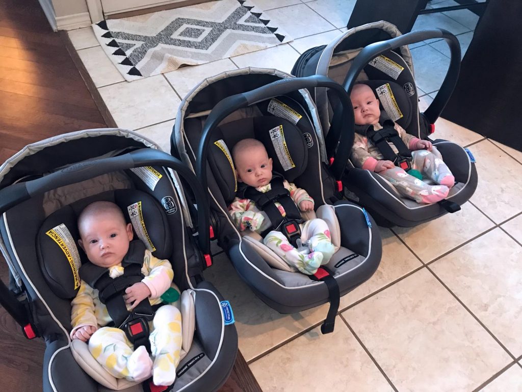 Babies in car seats